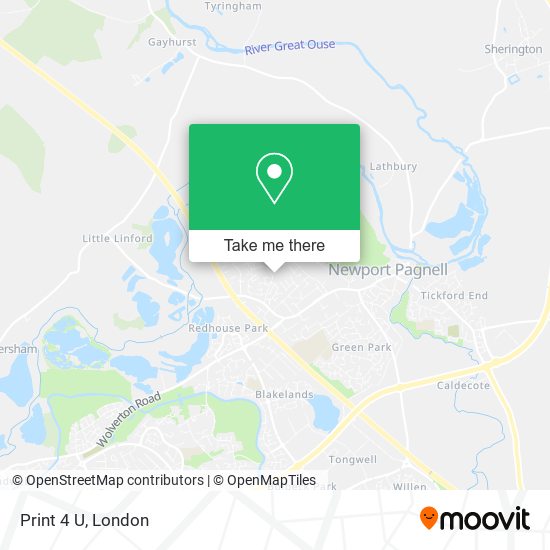 Print 4 U map