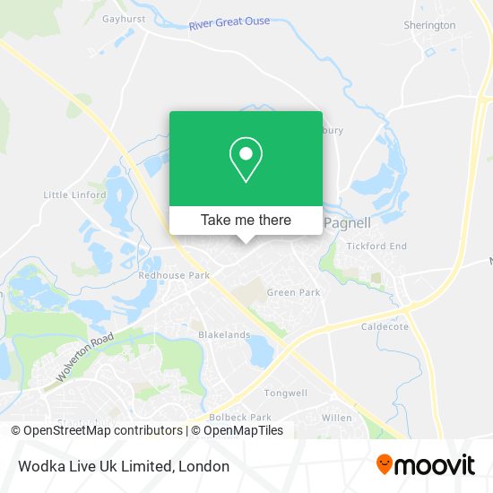 Wodka Live Uk Limited map