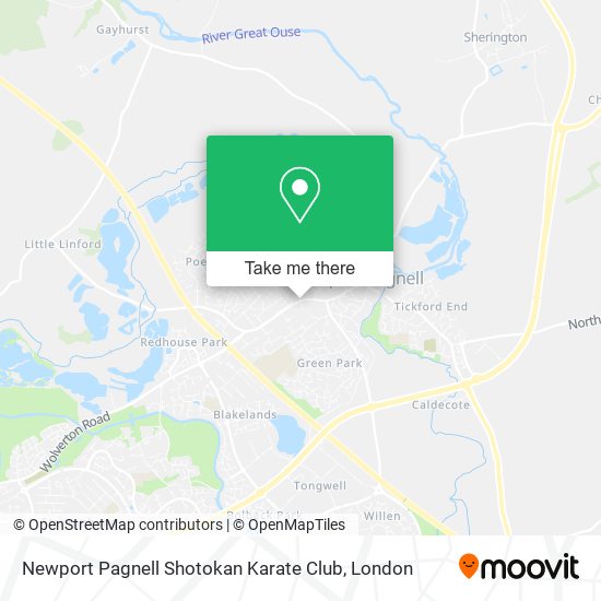 Newport Pagnell Shotokan Karate Club map