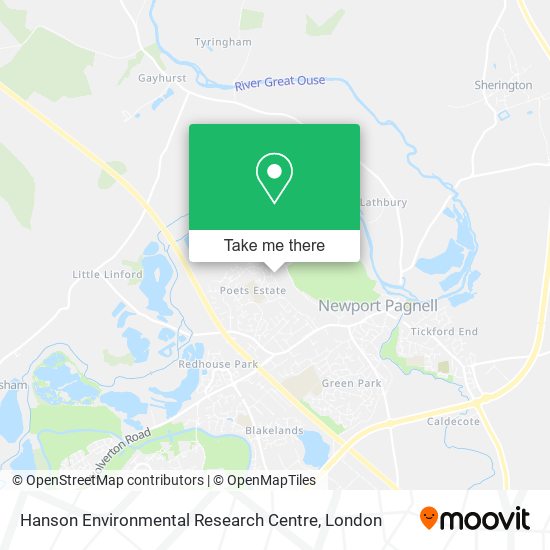 Hanson Environmental Research Centre map