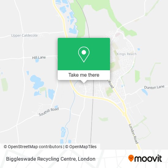 Biggleswade Recycling Centre map