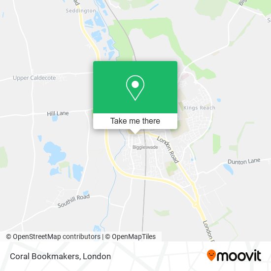 Coral Bookmakers map