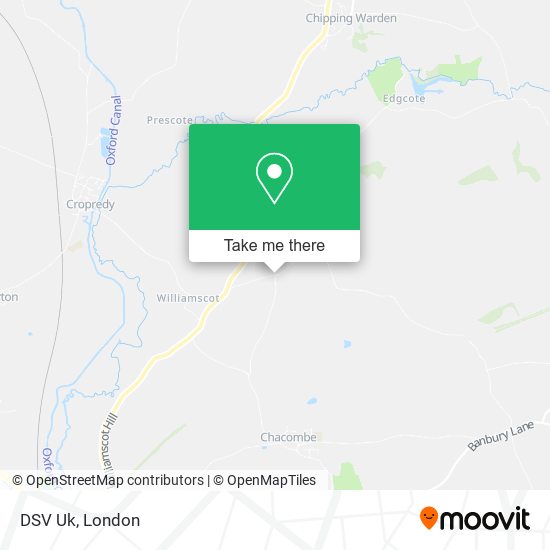 DSV Uk map
