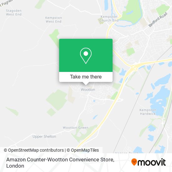 Amazon Counter-Wootton Convenience Store map