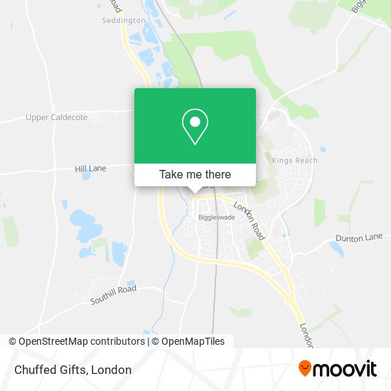 Chuffed Gifts map
