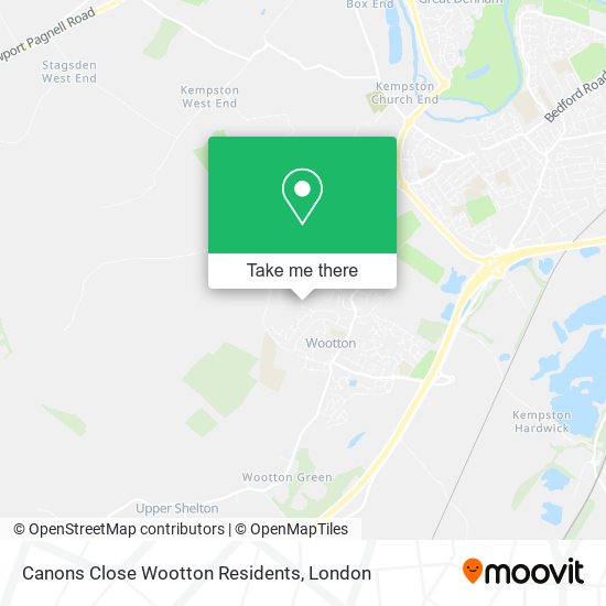 Canons Close Wootton Residents map