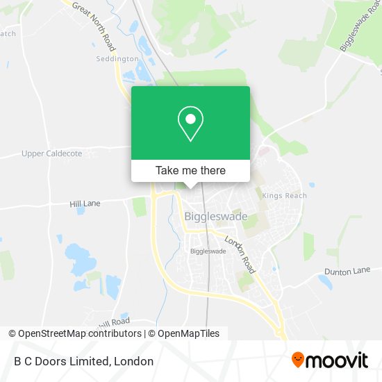 B C Doors Limited map