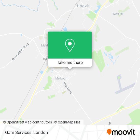 Gam Services map