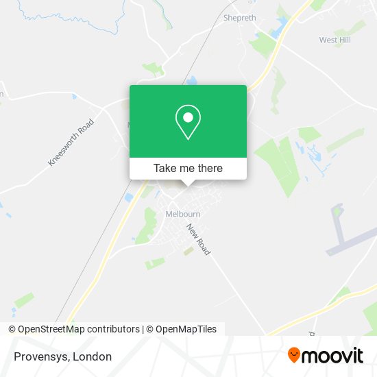 Provensys map