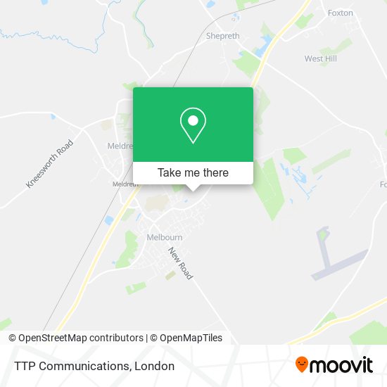 TTP Communications map