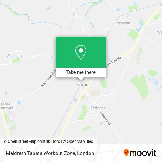 Meldreth Tabata Workout Zone map