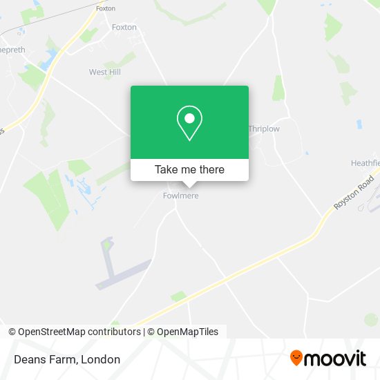 Deans Farm map