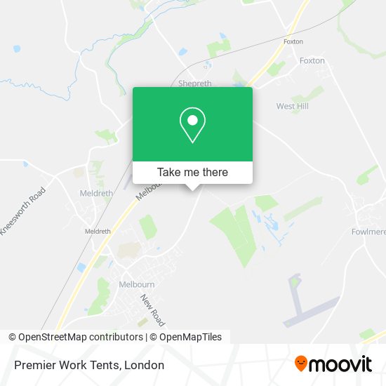 Premier Work Tents map