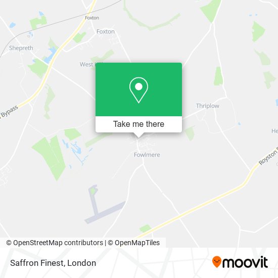 Saffron Finest map