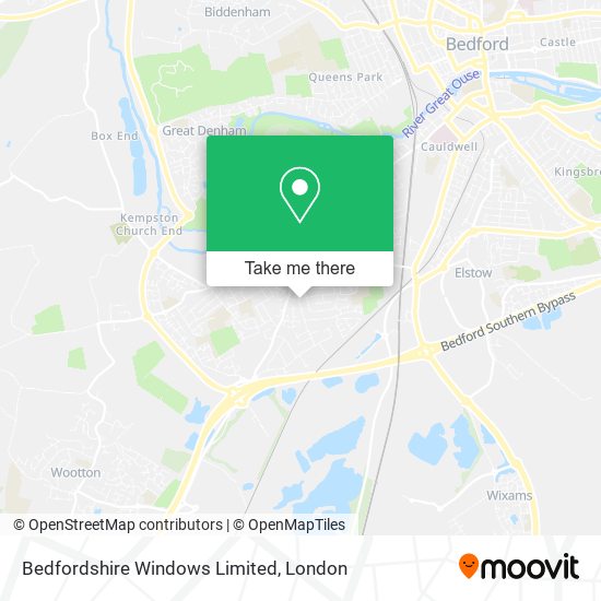 Bedfordshire Windows Limited map