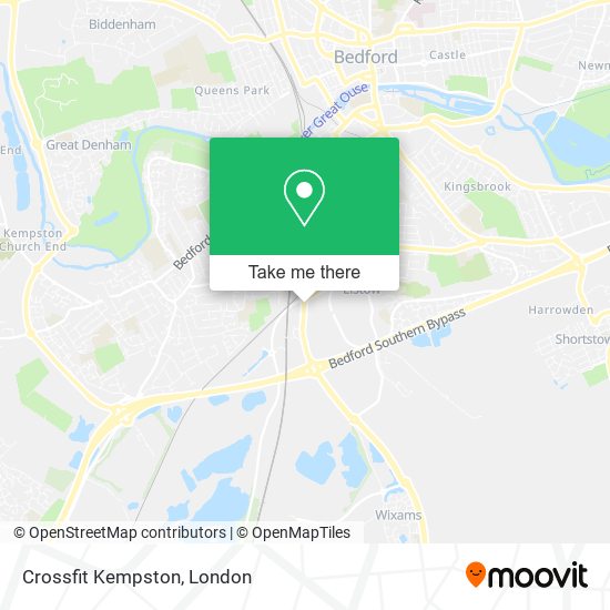 Crossfit Kempston map