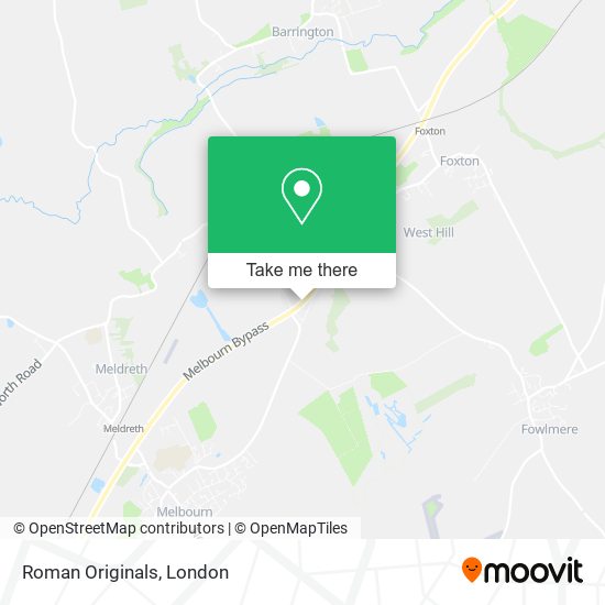Roman Originals map