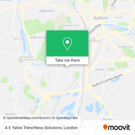 A E Yates Trenchless Solutions map
