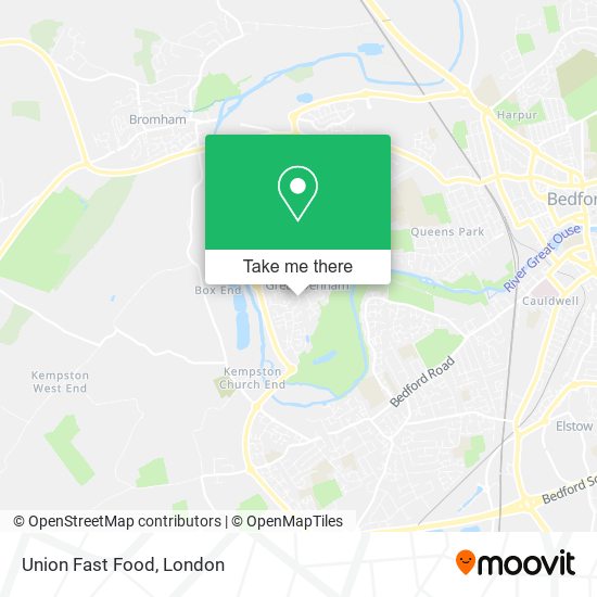 Union Fast Food map