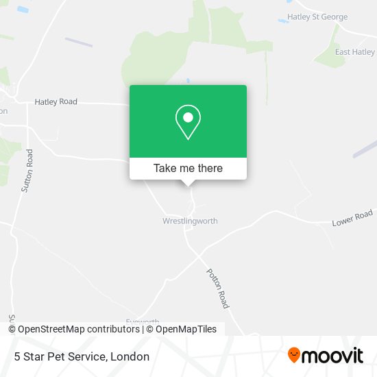 5 Star Pet Service map