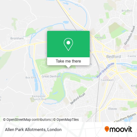 Allen Park Allotments map