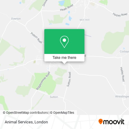 Animal Services map