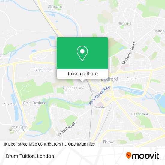 Drum Tuition map