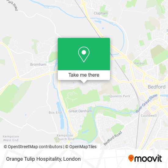 Orange Tulip Hospitality map