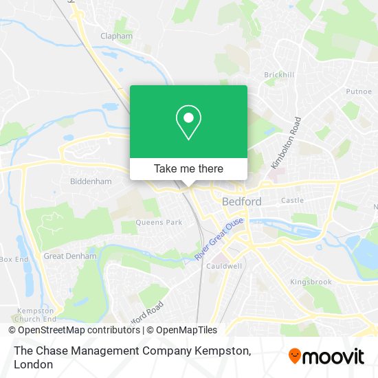 The Chase Management Company Kempston map