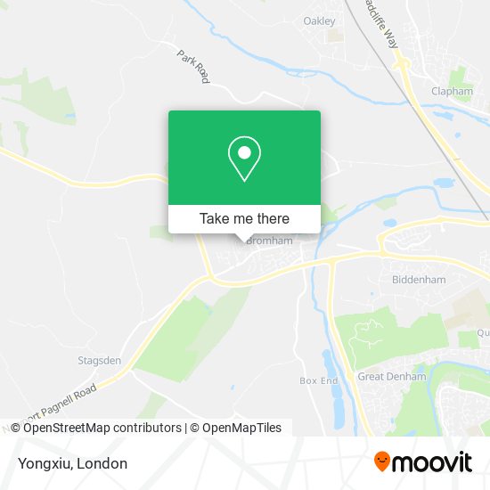 Yongxiu map