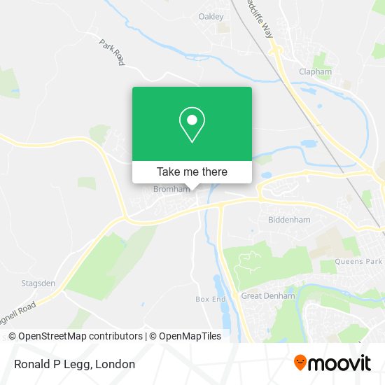 Ronald P Legg map