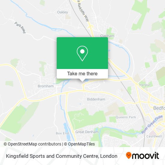 Kingsfield Sports and Community Centre map