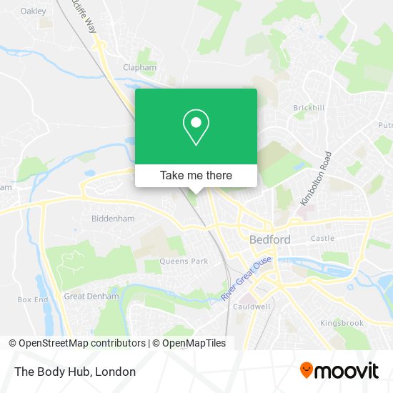 The Body Hub map