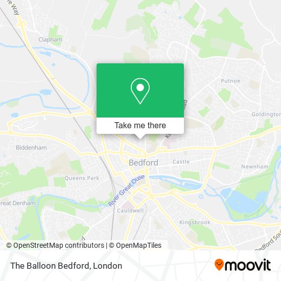 The Balloon Bedford map