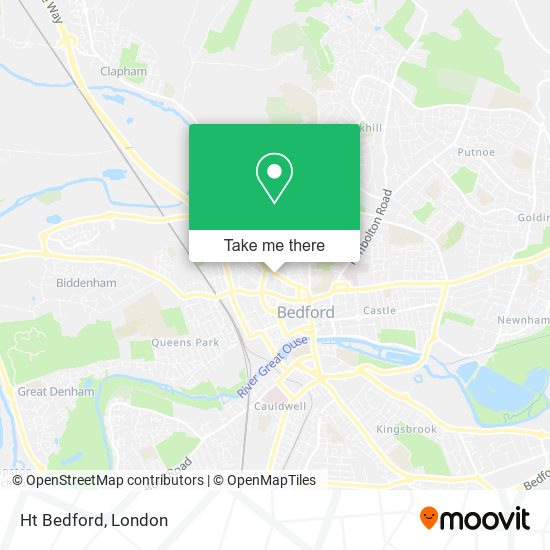 Ht Bedford map