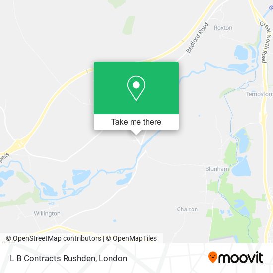 L B Contracts Rushden map