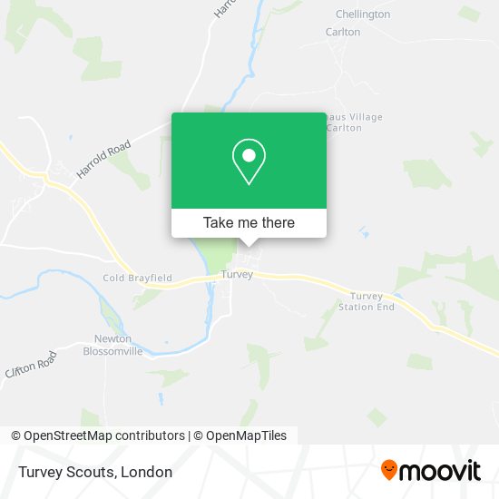Turvey Scouts map