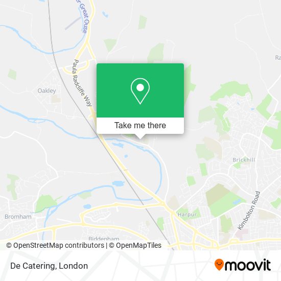 De Catering map