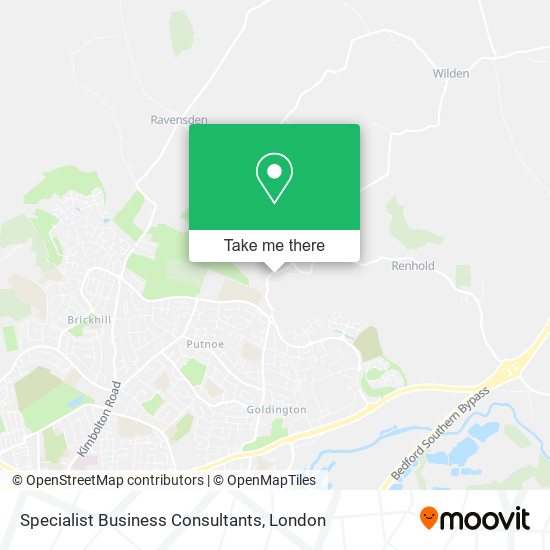 Specialist Business Consultants map