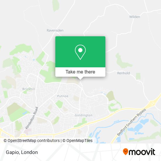 Gapio map