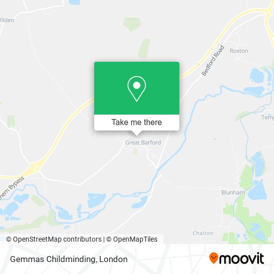 Gemmas Childminding map