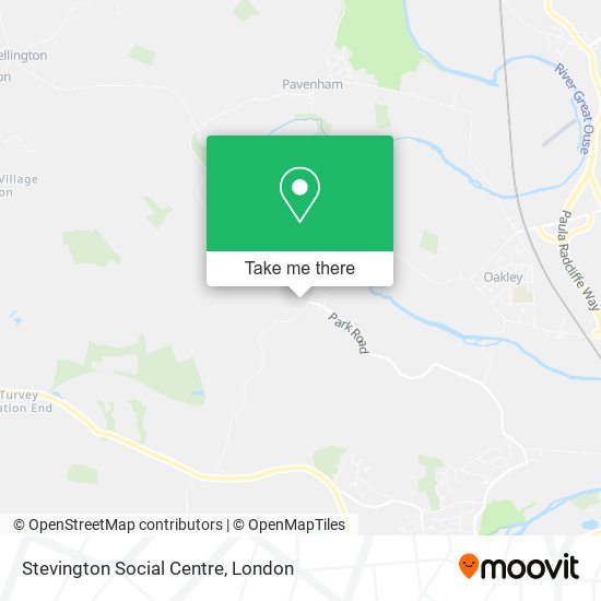 Stevington Social Centre map