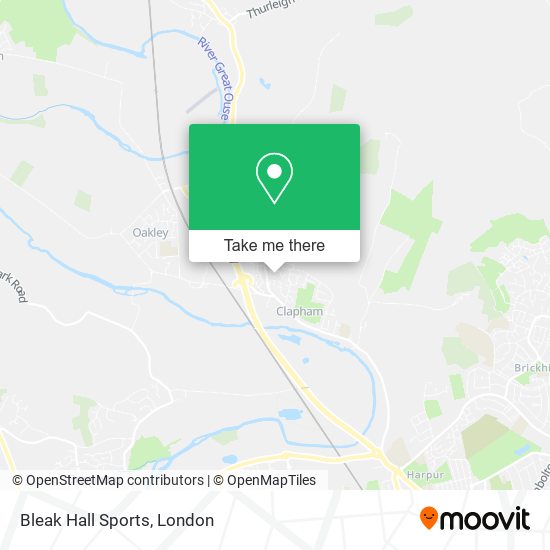 Bleak Hall Sports map