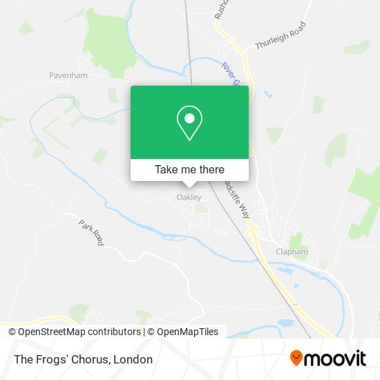 The Frogs' Chorus map