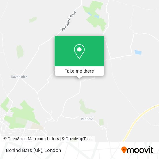 Behind Bars (Uk) map