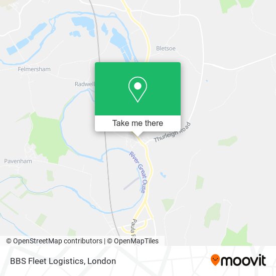 BBS Fleet Logistics map