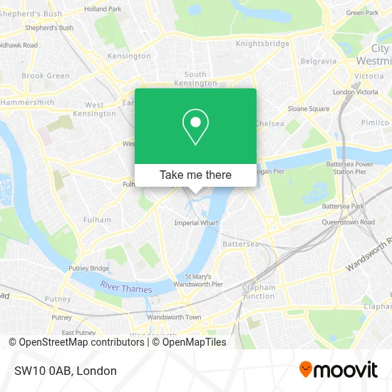 Sw10 Postcode Map How to Get to SW10 0AB in Sands End by Train, Bus or Tube?