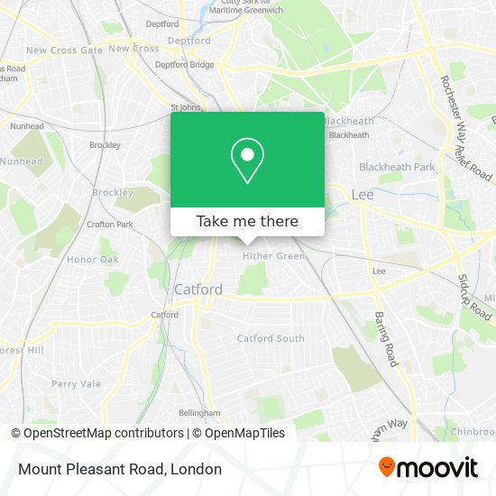 Mount Pleasant Road map