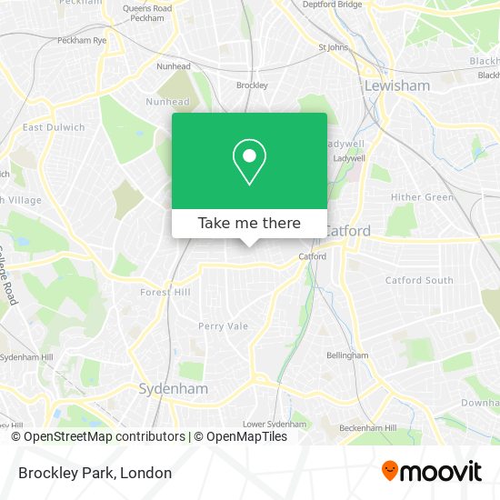 Brockley Park map