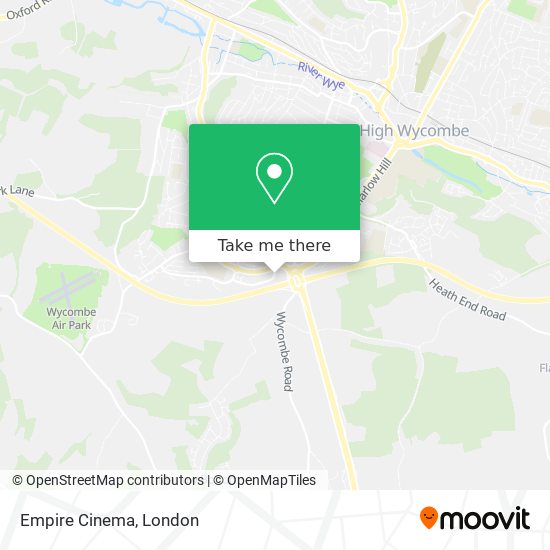 Empire Cinema map
